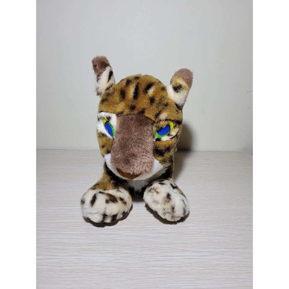 Vintage Leopard Cheetah plush soft zoo animal
